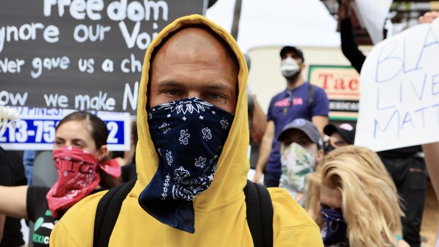 Jeremy Meeks beim Protest für George Floyd