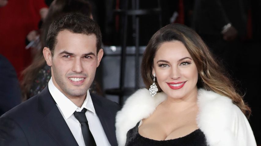 Jeremy Parisi und Kelly Brook auf dem roten Teppich
