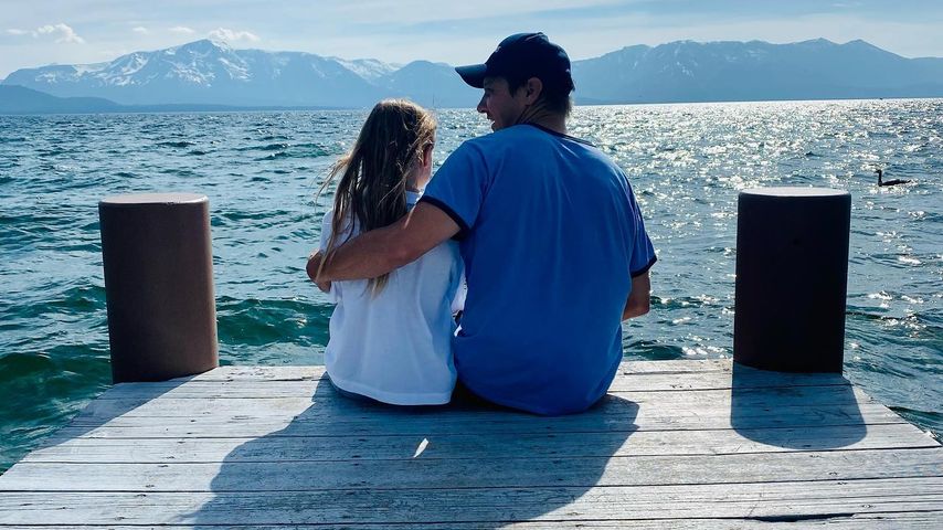 Jeremy Renner mit seiner Tochter Ava im Juni 2023
