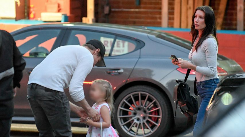Jeremy Renner und Sonni Pacheco mit ihrer Tochter, 2017