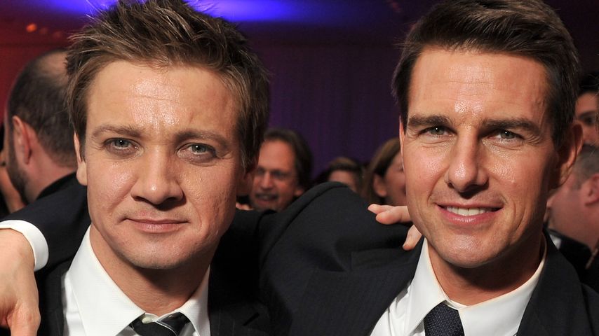 Jeremy Renner und Tom Cruise bei der US-Premiere von ""Mission: Impossible - Phantom Protokol" 2011