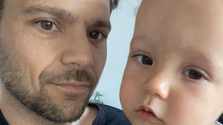Jerry Ferrara und sein Sohn Jacob auf Instagram