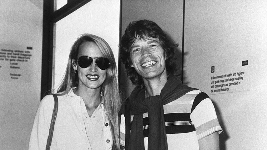 Jerry Hall und Mick Jagger 1981