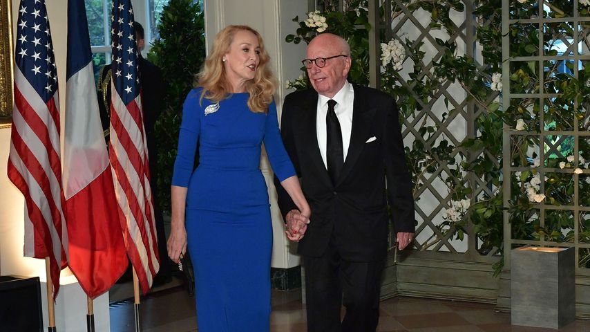 Jerry Hall und Rupert Murdoch im April 2018