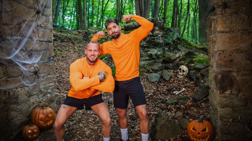 Jerry Menges und Chris Kugathasan bei "#CoupleChallenge – Halloween Edition"