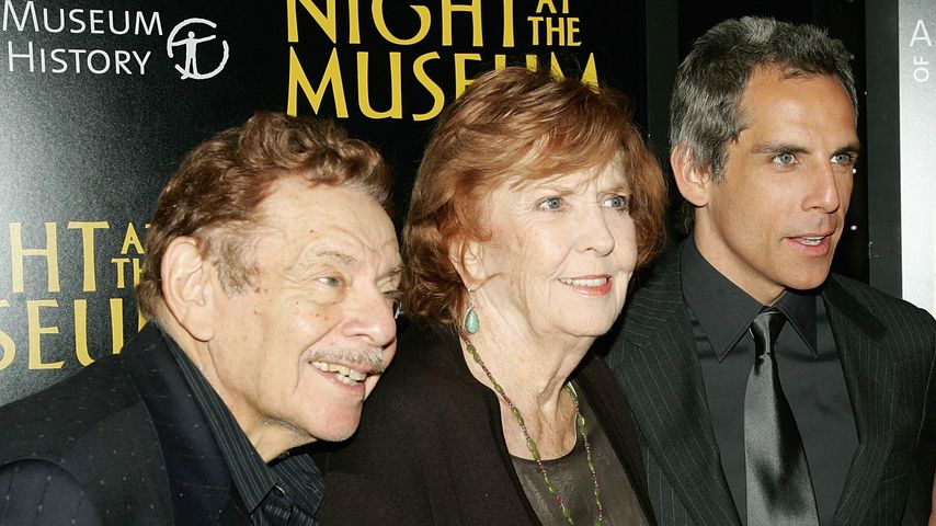 Ben Stiller (r.) mit seinen Eltern Jerry und Anne im Dezember 2006