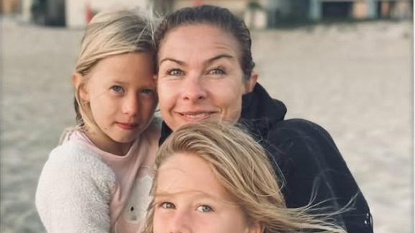 Jesscia Klepser mit ihren Töchtern Anniki und Madita