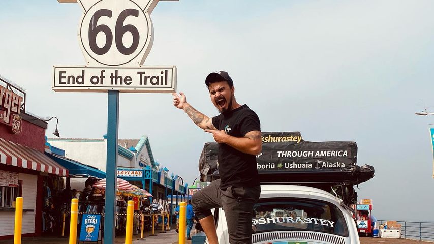 Jesse Kozechen und sein Hund in den USA