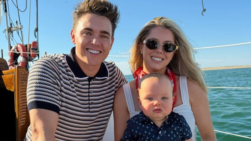 Jesse McCartney mit Ehefrau und Sohn