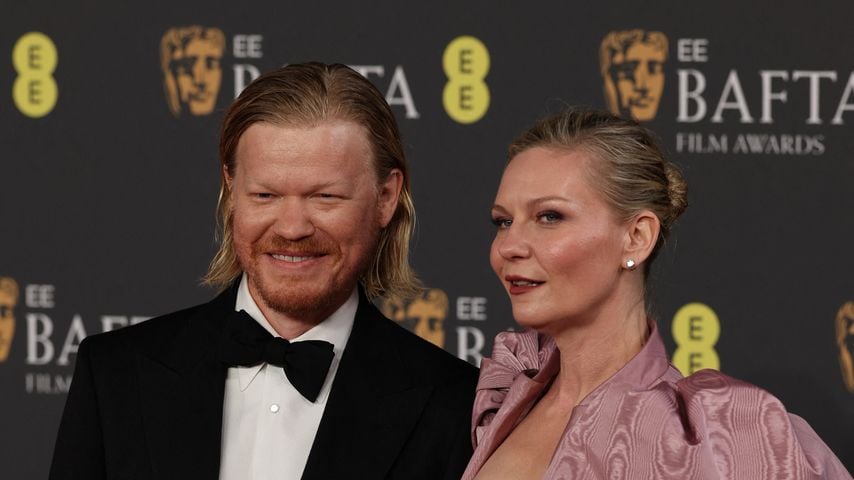 Jesse Plemons und Kirsten Dunst bei den BAFTA Film Awards in London, 2026