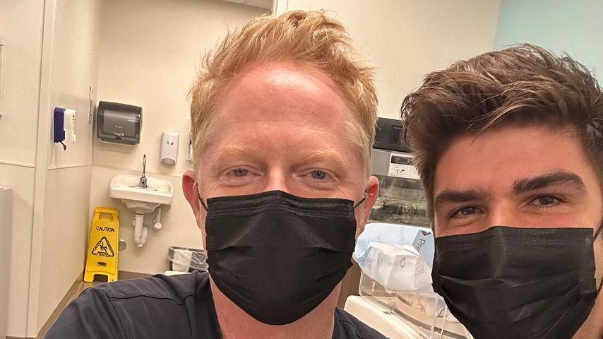 Jesse Tyler Ferguson mit seinem Partner Justin Mikita und dem gemeinsamen Nachwuchs