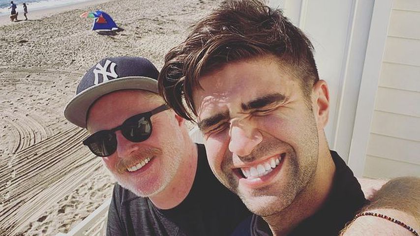 Jesse Tyler Ferguson und Justin Mikita im November 2020