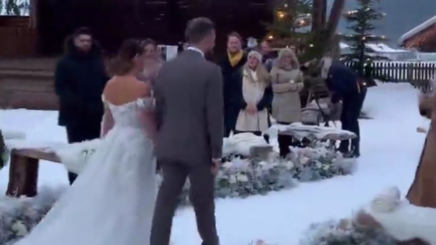 Jessica und Johannes Haller bei ihrer Hochzeit