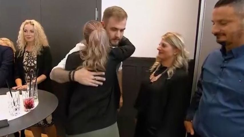 Jessi und Marc in der "Hochzeit auf den ersten Blick"-Spezialsendung, Dezember 2019