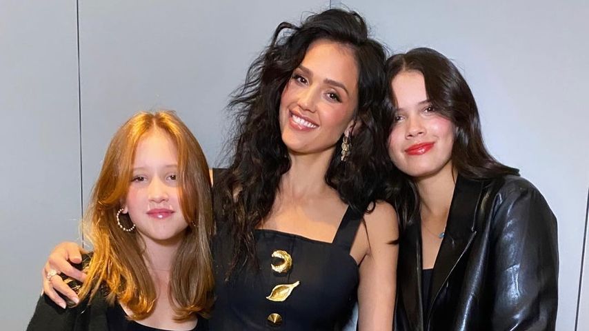 Jessica Alba mit ihren Kindern Haven und Honor