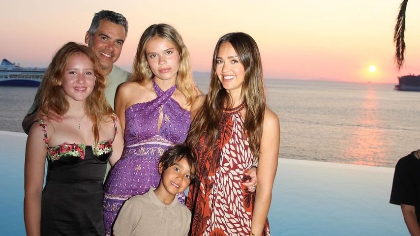 Jessica Alba mit ihrer Familie, August 2024