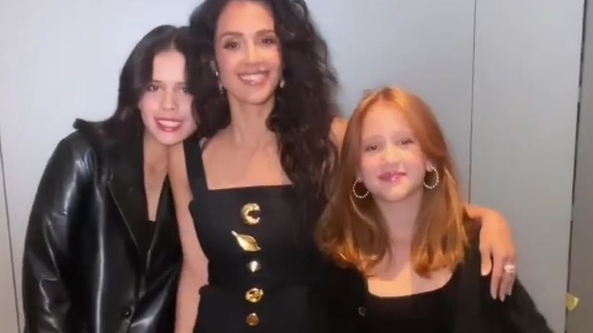 Jessica Alba mit ihren Töchtern Honor und Haven