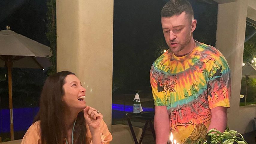 Jessica Biel und Justin Timberlake an ihrem 38. Geburtstag