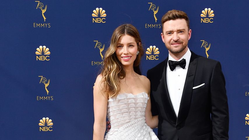 Jessica Biel und Justin Timberlake bei den Emmy Awards 2018