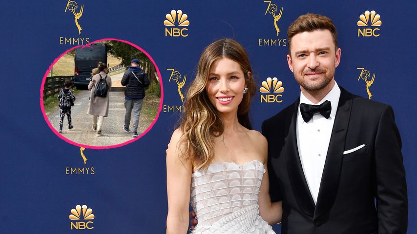 Mit Justin und Kids: Jessica Biel teilt rares Familienfoto