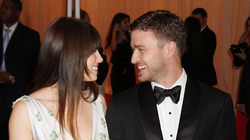 Jessica Biel und Justin Timberlake im Jahr 2012