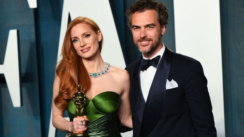 Jessica Chastain und ihr Mann Gian Luca Passi de Preposulo, 2022