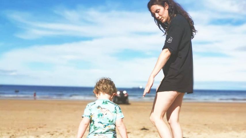 Jessica Cunningham mit ihrem Sohn