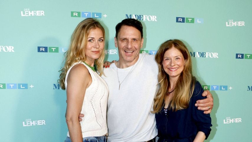 Jessica Ginkel, Hendrik Duryn und Birte Hanusrichter, "Der Lehrer"-Stars