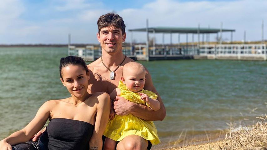 Jessica Graf und Cody Nickson mit ihrer Tochter Maverick