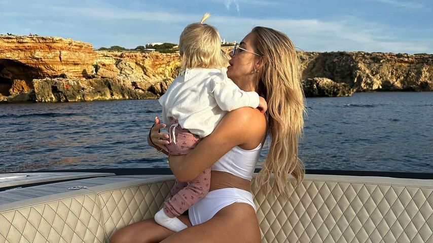 Jessica Haller mit ihrer Tochter Hailey-Su, Januar 2023
