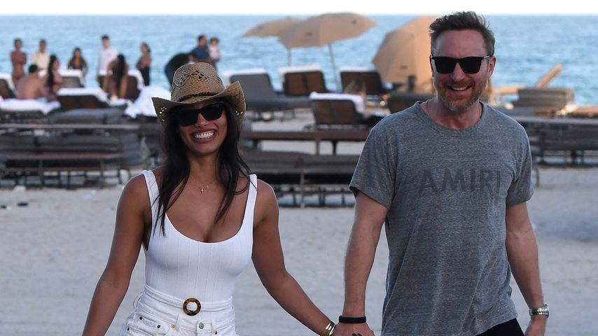 Jessica Ledon und David Guetta im Februar 2023