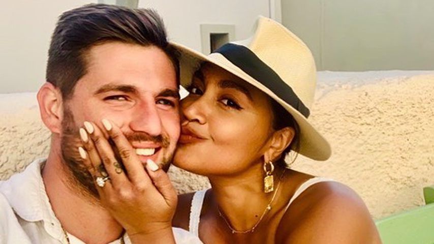 ESC-Sängerin Jessica Mauboy und ihr Verlobter Themeli Nickolas Magriplis