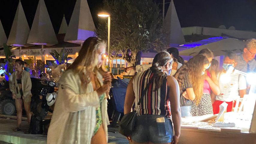 Jessica Paszka auf Ibiza, August 2020