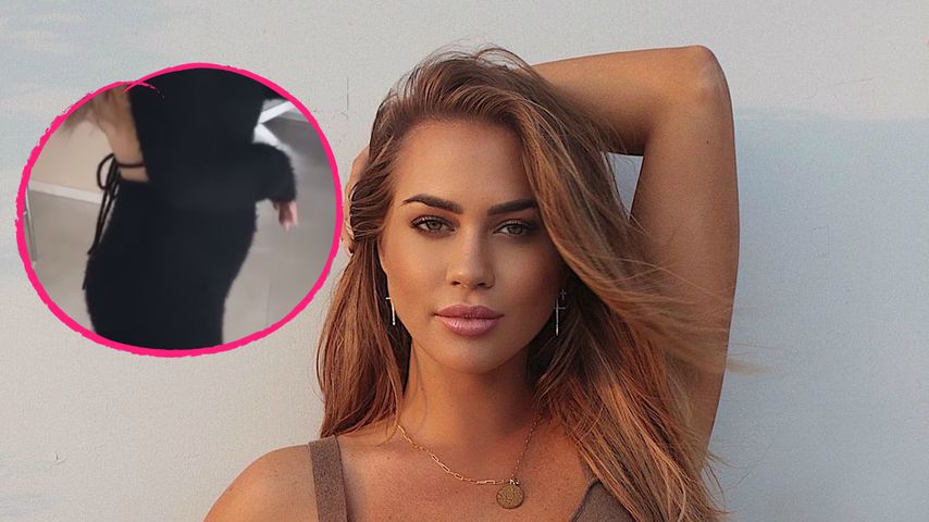 Verdächtige Silhouette: Zeigt Jessica Paszka hier Babybauch?