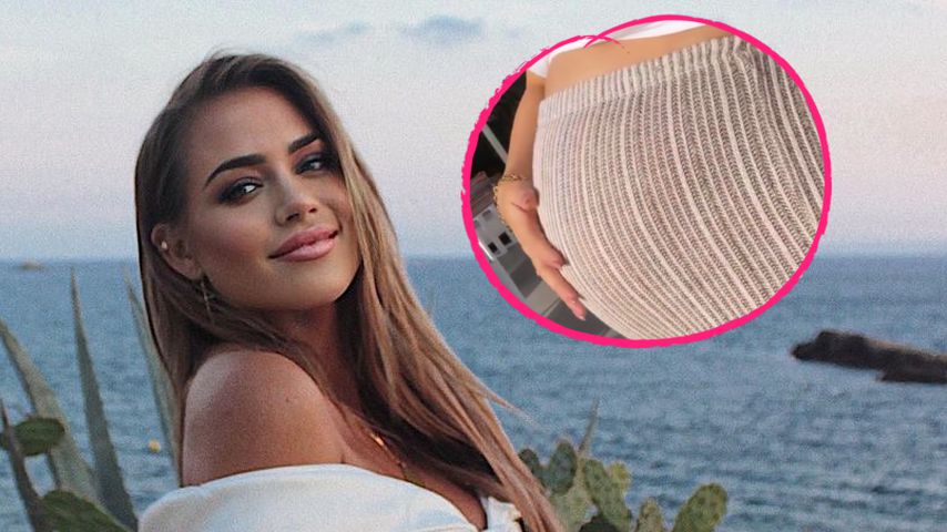 "Nein, keine Zwillinge": Jessica Paszka zeigt "Riesenbauch"