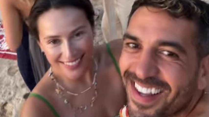 Jessica Riso und Elyas M'Barek auf Ibiza, Juli 2024