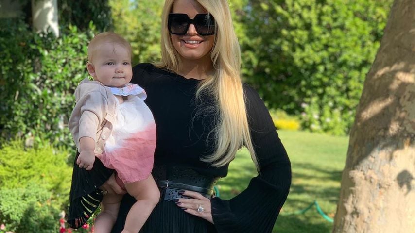 Jessica Simpon und ihre Tochter Birdie