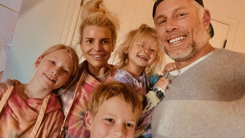 Jessica Simpson mit ihrer Familie