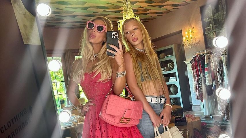 Jessica Simpson und ihre Tochter Maxwell im August 2023
