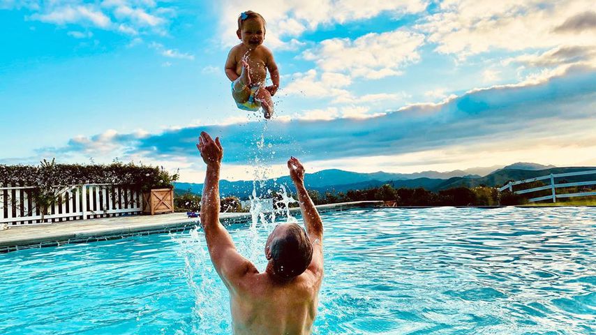 Jessica Simpsons Ehemann Eric Johnson und Tochter Birdie Mae
