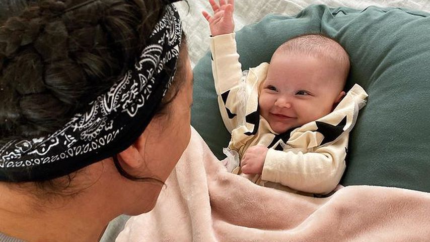 Jessica Szohr mit ihrer Tochter Bowie