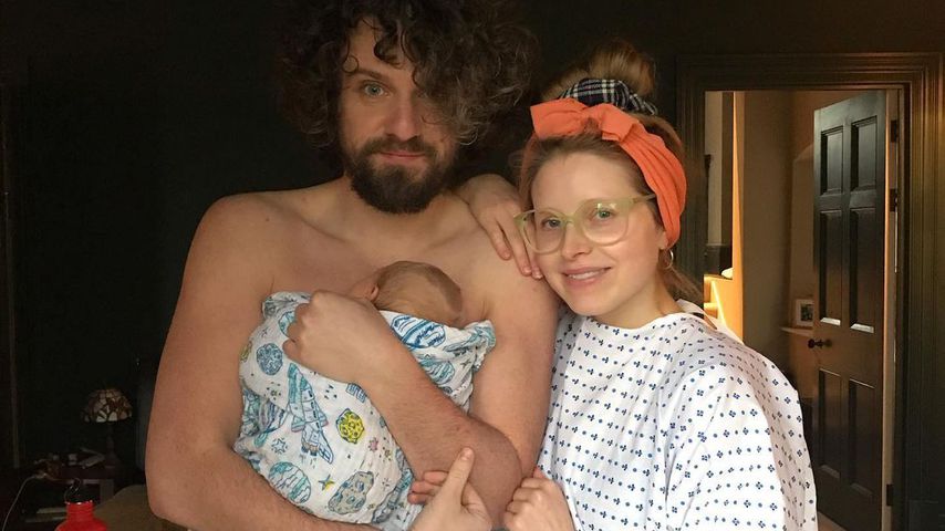 Jessie Cave mit ihrem Partner Alfie Brown