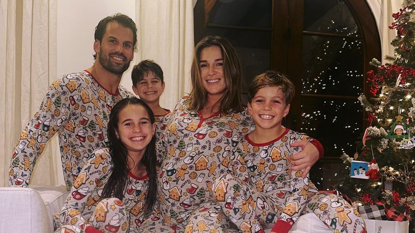Jessie James Decker mit ihrem Mann Eric Decker und ihren Kindern