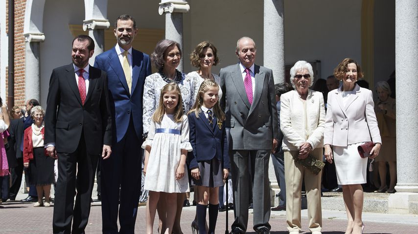 Die spanischen Royals in Madrid im Mai 2015