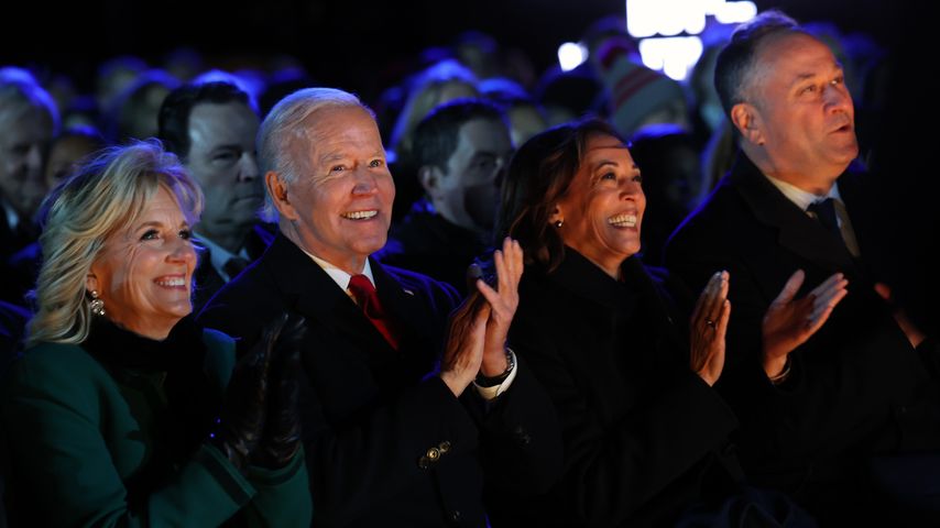 Jill Biden, Joe Biden, Kamala Harris und Doug Emhoff im November 2022