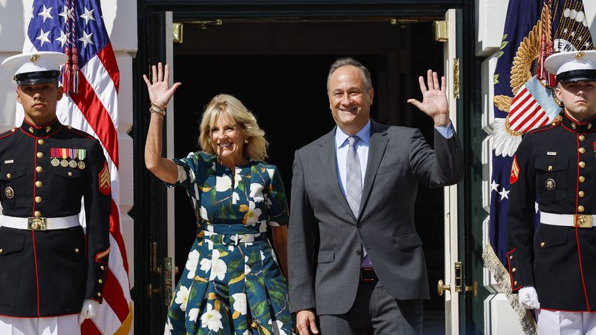 Jill Biden und Doug Emhoff im Jahr 2022