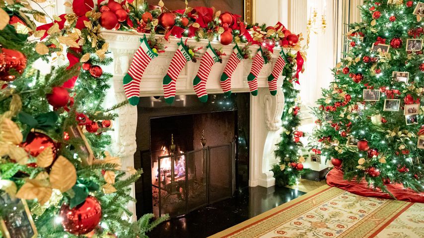 Jill Bidens Weihnachtsdekoration im Jahr 2021