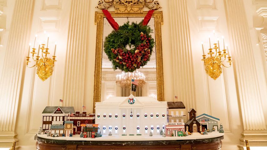 Jill Bidens Weihnachtsdekoration im Jahr 2021