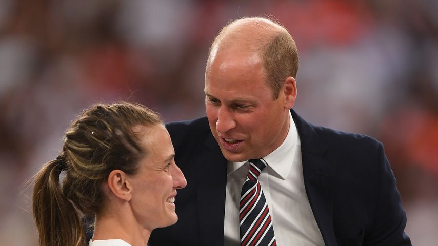 Jill Scott und Prinz William bei der EM 2022