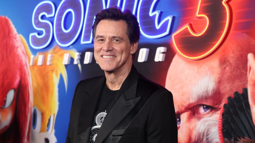 Jim Carrey bei der Premiere von "Sonic The Hedgehog 3" im TCL Chinese Theatre in Hollywood, 2024